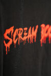 Black Scream Blood Highdensity Print Hoodie