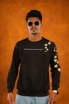 Black Sprinkle Star Sweatshirt