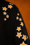 Black Sprinkle Star Sweatshirt