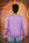 Purple Solid Sweatshirt